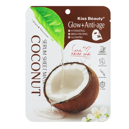 Mascarilla en velo coconut KISS BEAUTY