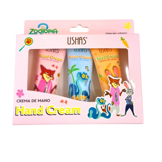 kit crema de manos X3 zootopia USHAS