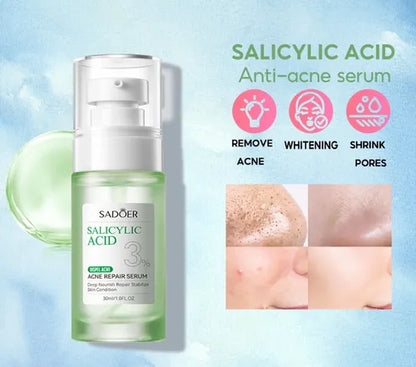 Serum acido salicilico con centella asiatica y niacinamida SADOER