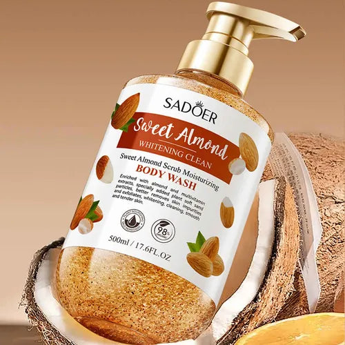 Gel de ducha exfoliante almendras SADOER