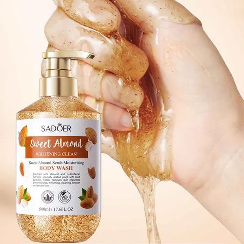 Gel de ducha exfoliante almendras SADOER