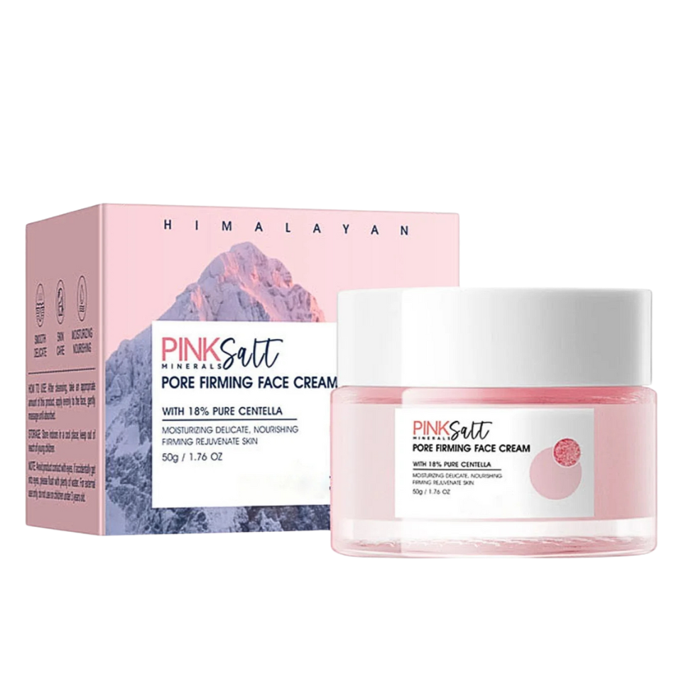 Crema hidratante sal rosa del Himalaya con 18% de centella pura SADOER