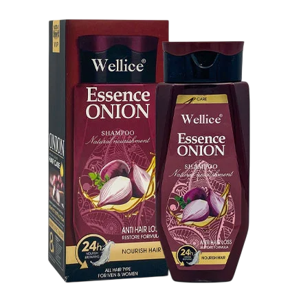 Shampoo anticaida reparador de cebolla morada WELLICE