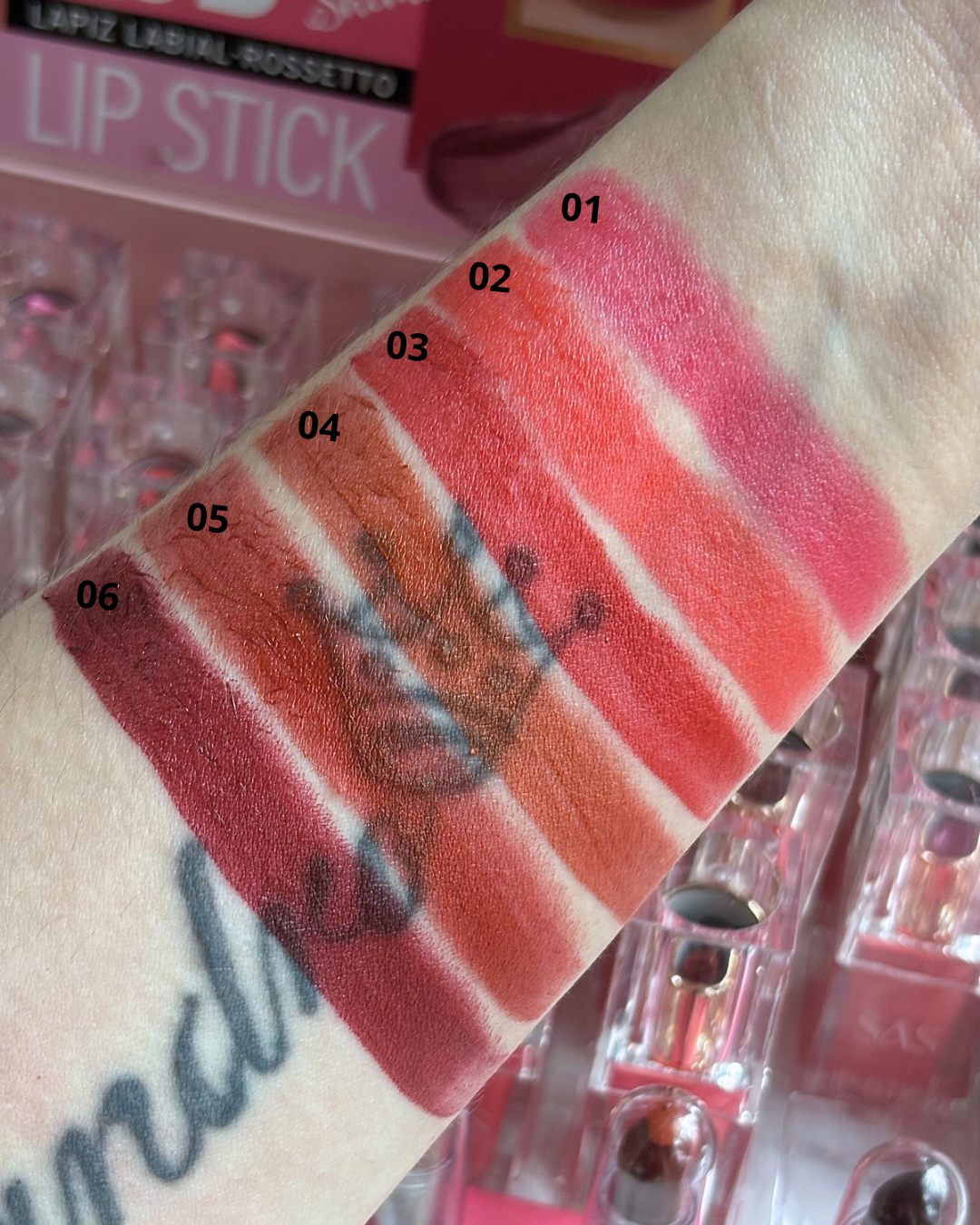 Labial 3D shimmer SAS