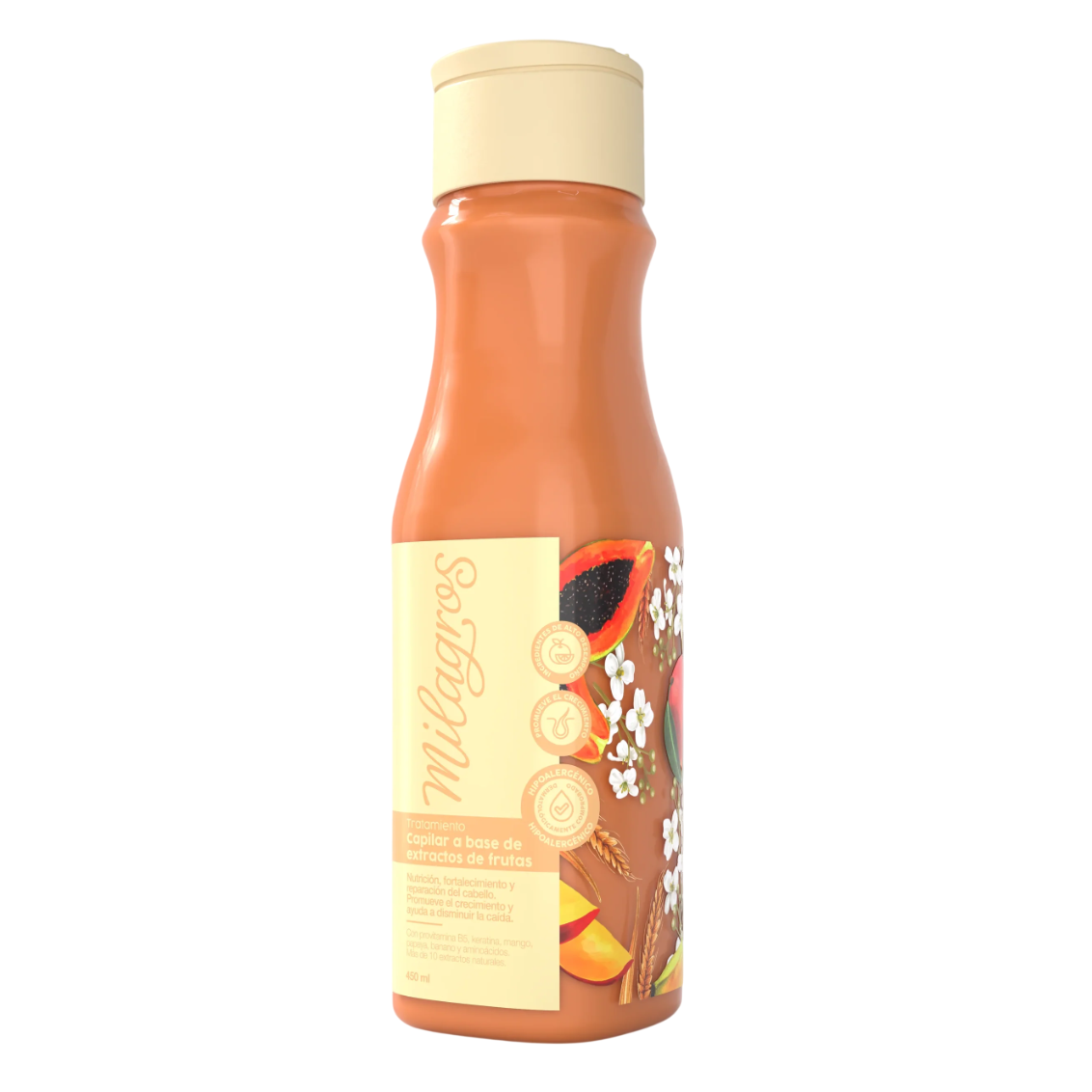 Tratamiento capilar a base de frutas MILAGROS