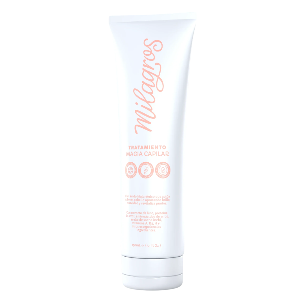 Tratamiento magia capilar ideal para cabellos con frizz MILAGROS