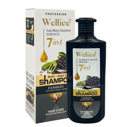 Shampoo 7 en 1 de semillas de sesamo negro WELLICE