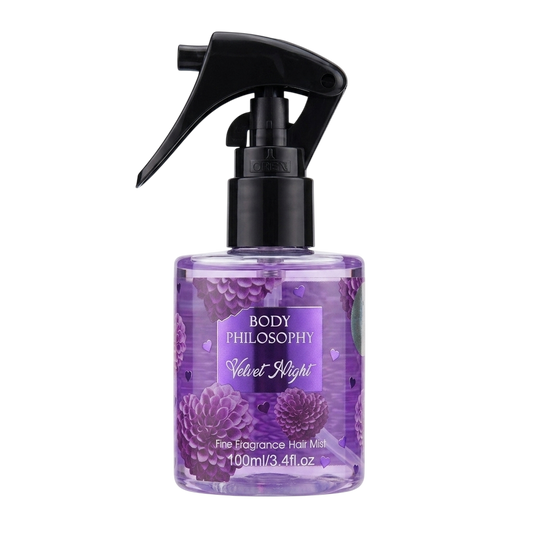 Perfume para el cabello velvet night BODY PHILOSOPHY