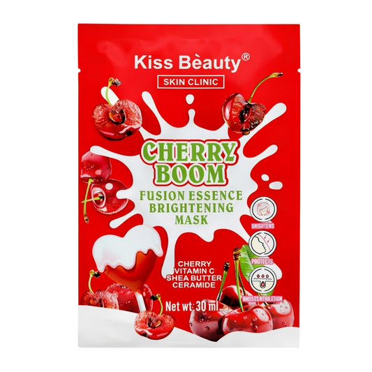Mascarilla en velo cherry boom KISS BEAUTY