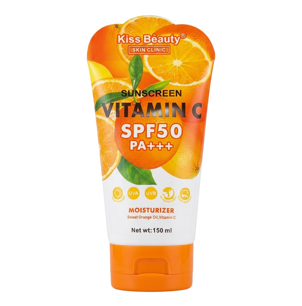 Protector solar vitamina C con color KISS BEAUTY
