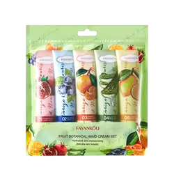 kit crema de manos X5 FAYANKOU
