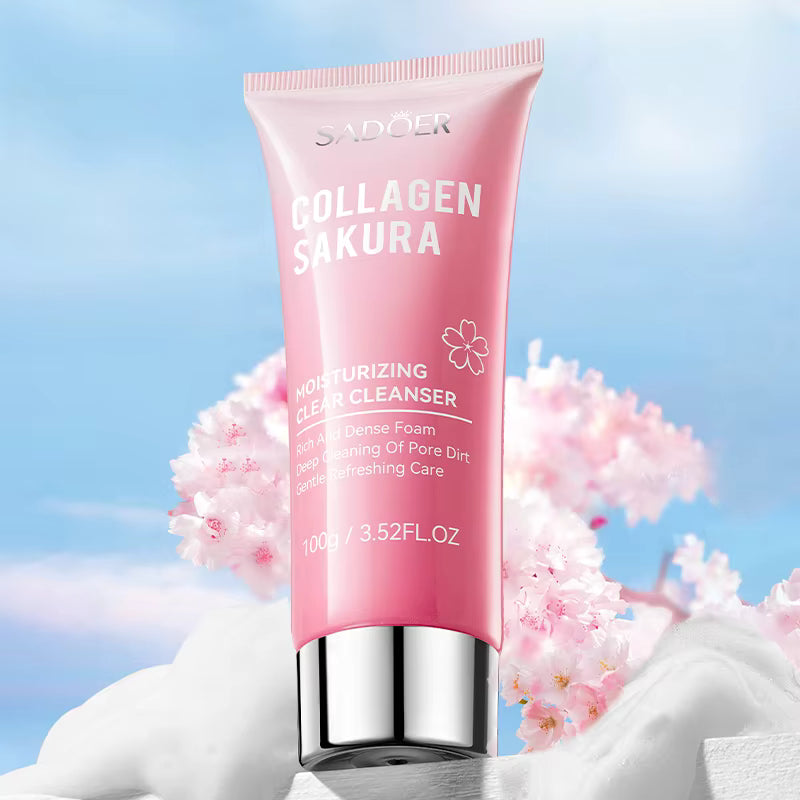 Jabon facial sakura con colageno SADOER