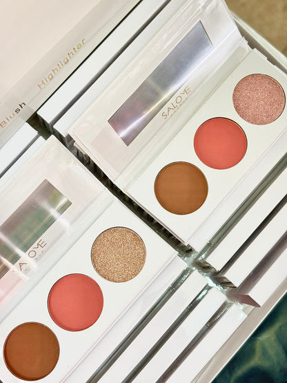 Paleta rubor contorno e iluminador X3 SALOME