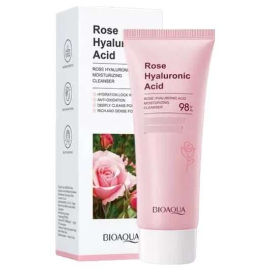 Jabón facial de rosas y acido hialuronico BIOAQUA