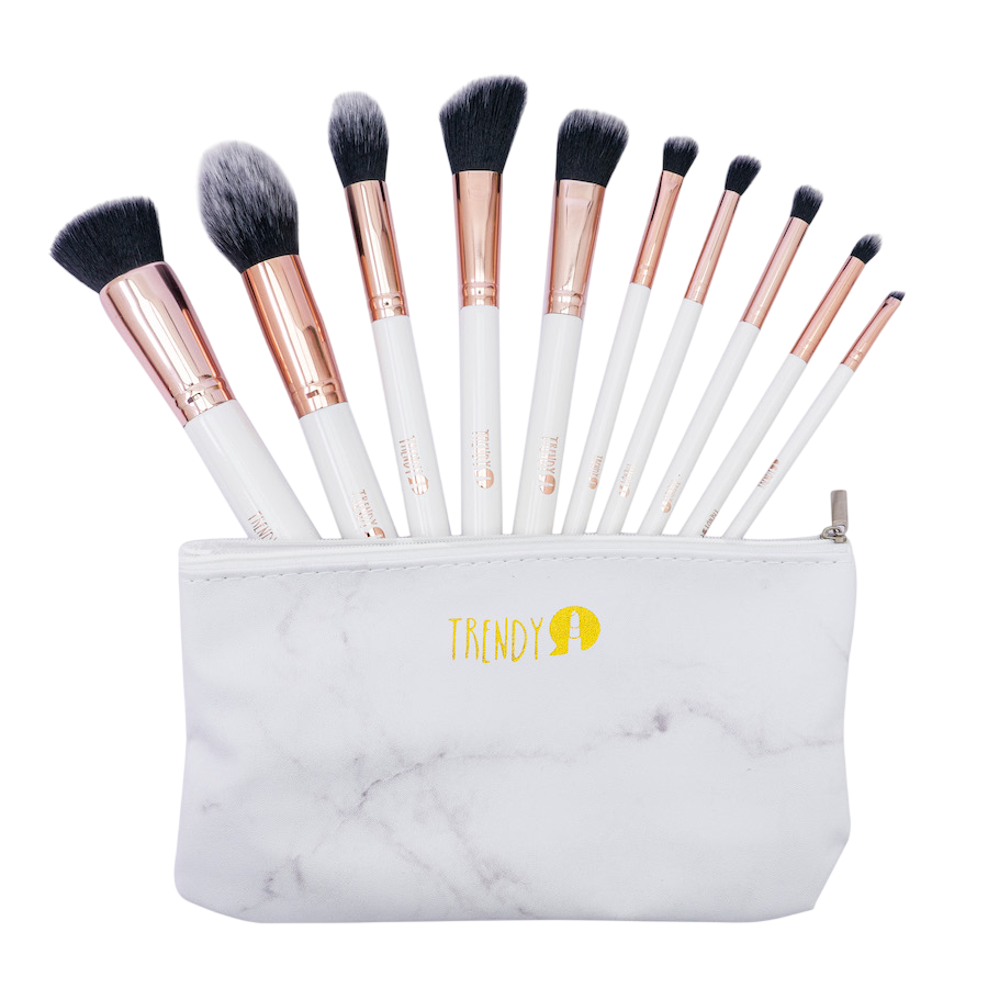 Kit de brochas marmol X10 TRENDY