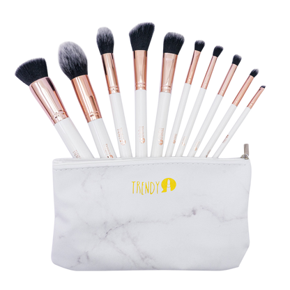 Kit de brochas marmol X10 TRENDY