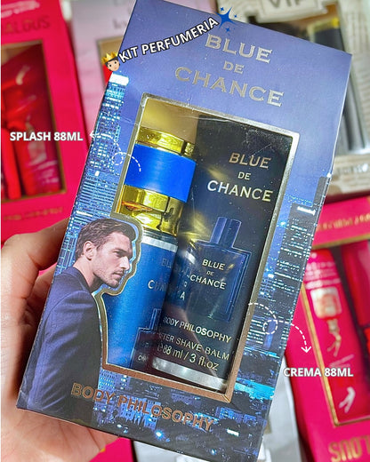 Kit splash + crema blue BODY PHILOSOPHY