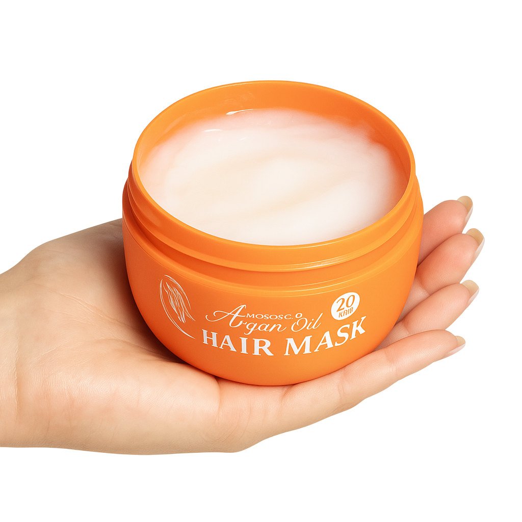 Mascarilla para el cabello con aceite argan SADOER