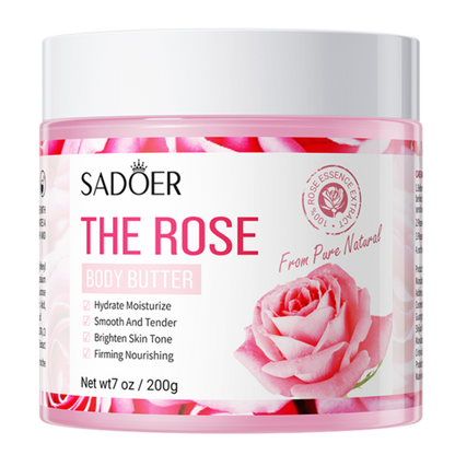 Mantequilla corporal de rosas SADOER