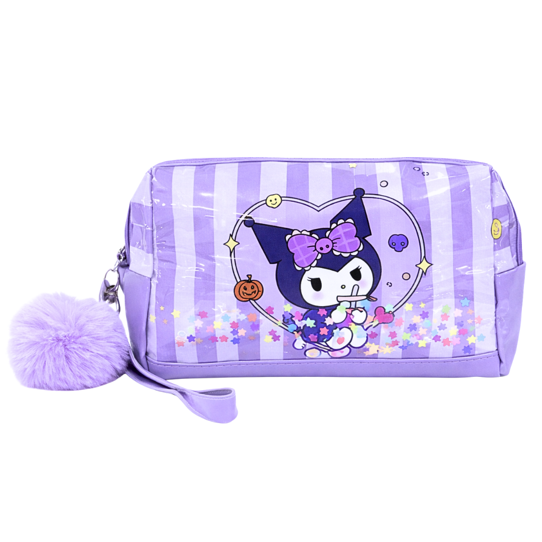 Portacosmetico lila KUROMI