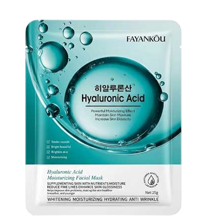Mascarilla en velo acido hialuronico FAYANKOU