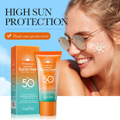 Protector solar en gel doble barrera SADOER