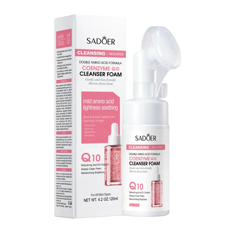 Jabon facial con cepillo q10 SADOER