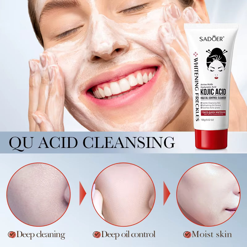 Jabon facial acid kojic oil control SADOER