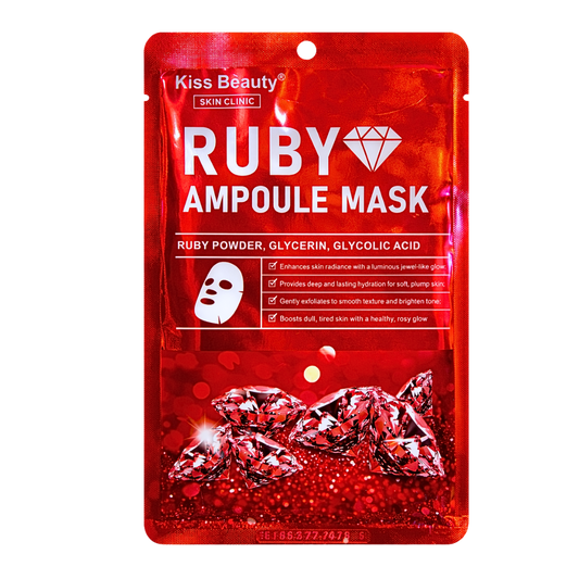 Mascarilla en velo ruby KISS BEAUTY