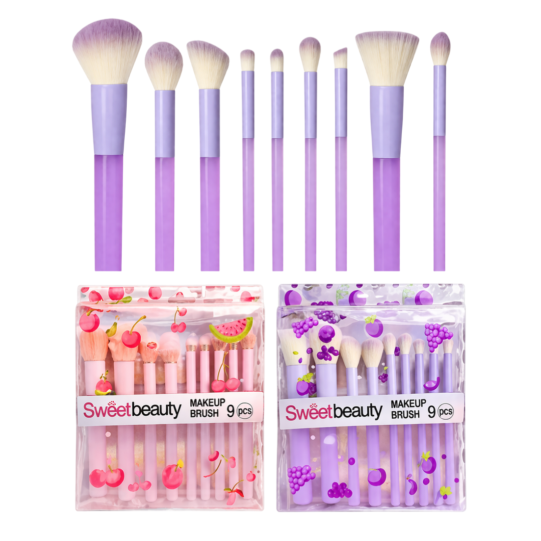 Kit brochas x9 SWEET BEAUTY