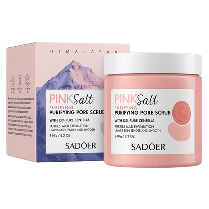 Exfoliante sal rosa del Himalaya con 18% de centella pura SADOER
