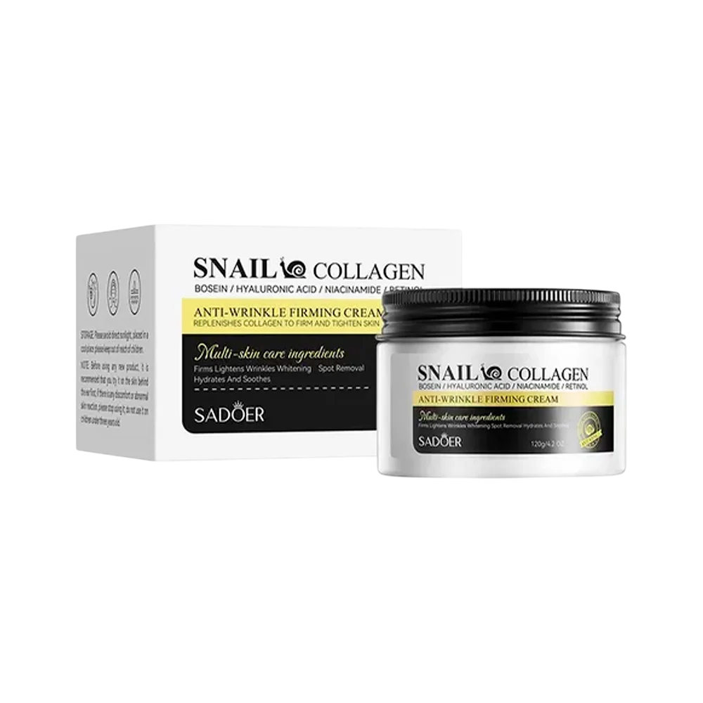 Crema hidratante colageno y caracol control oil con centella y niacinamida SADOER