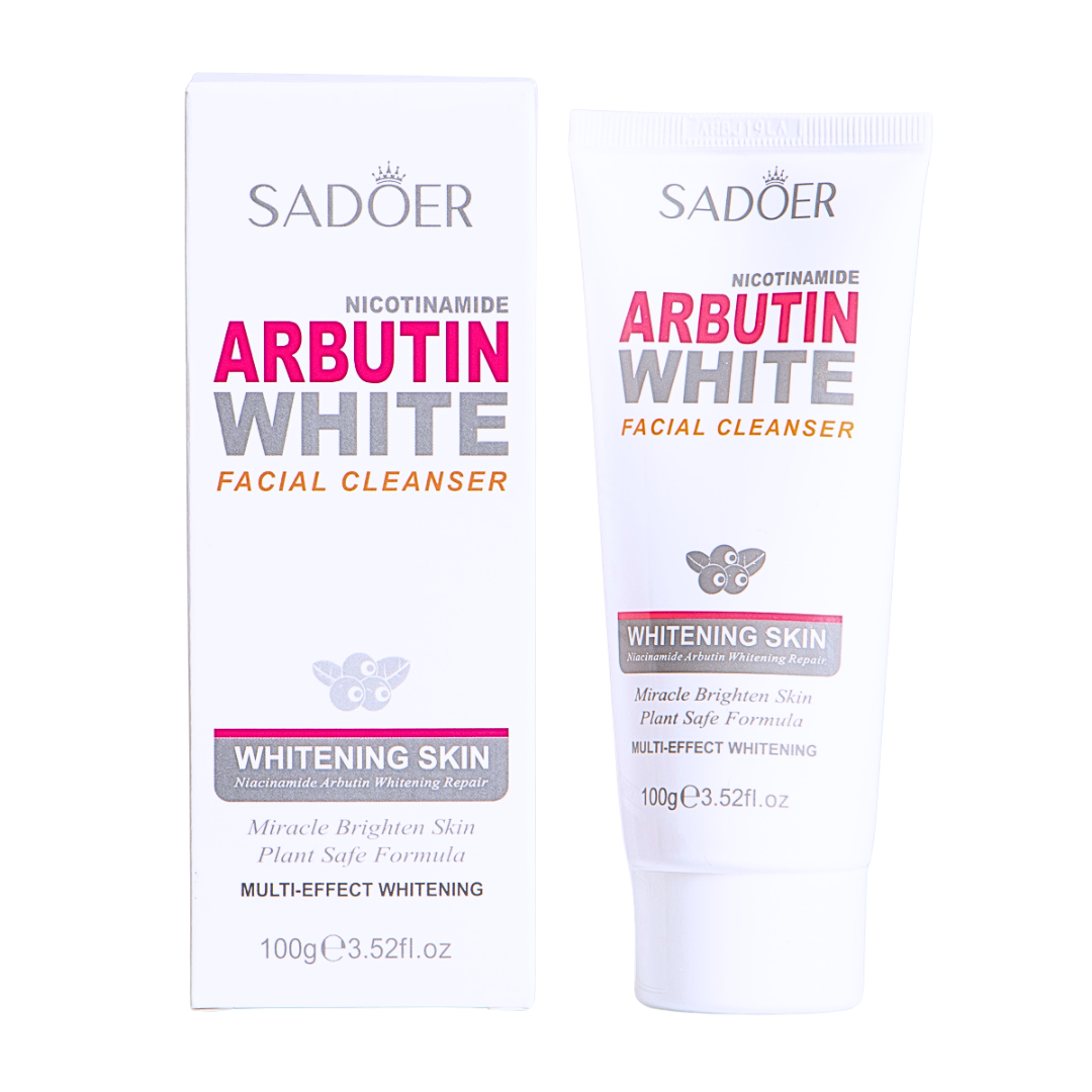 Jabon facial aclarante con arbutina y nicotinamida SADOER