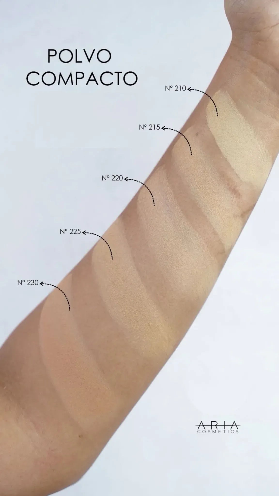 Polvo compacto ARIA COSMETICS