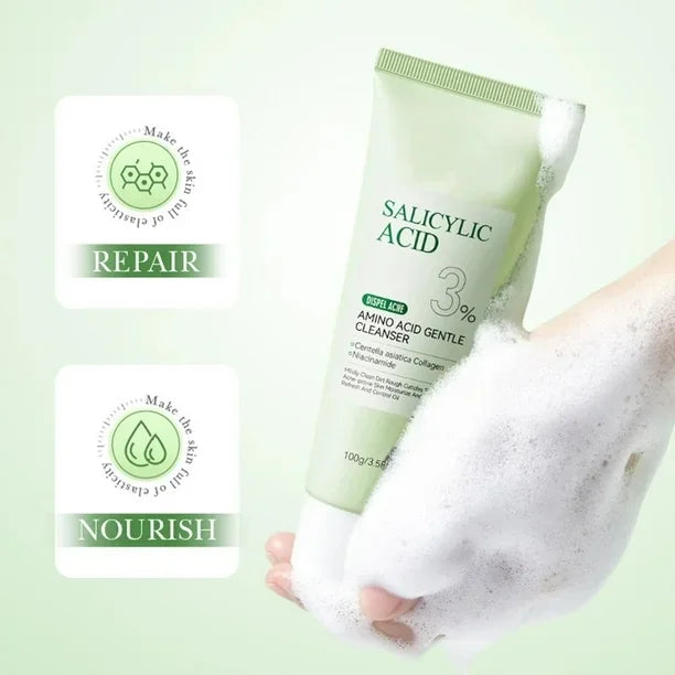 Jabon acido salicílico con centella asiatica y niacinamida SADOER
