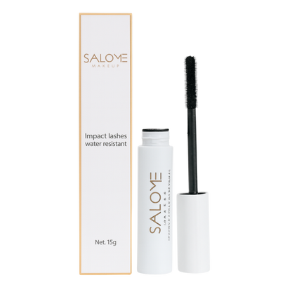 Máscara de pestañas negra impact lashes SALOME
