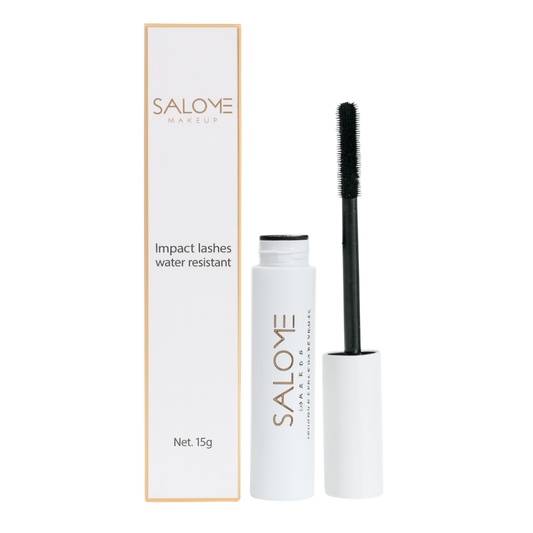 Máscara de pestañas negra impact lashes SALOME