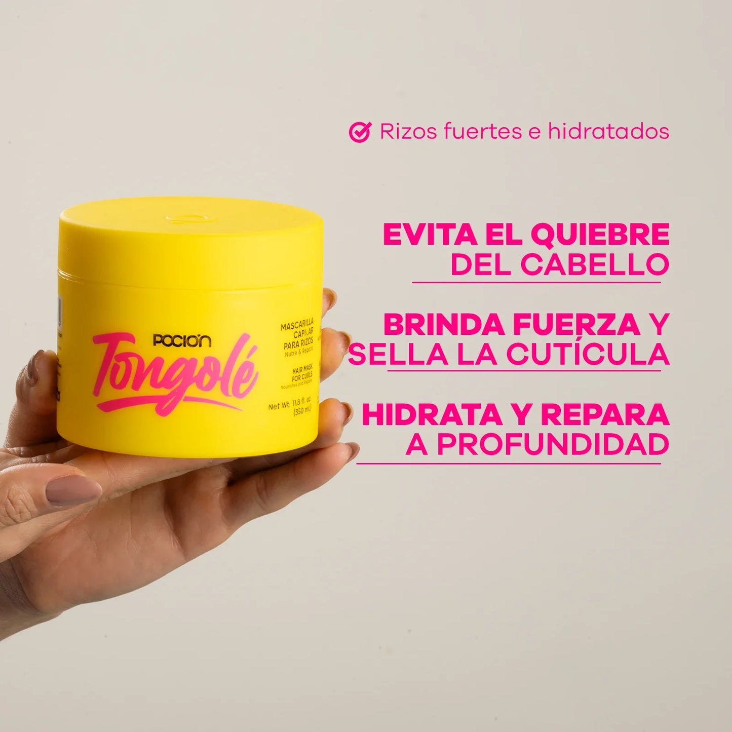 Mascarilla para rizos tongole POCION