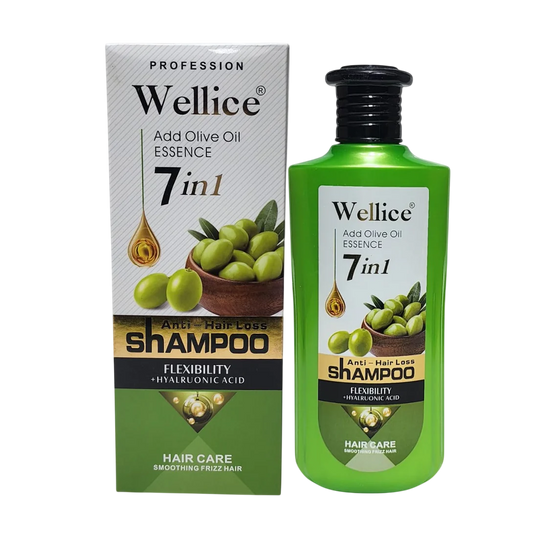 Shampoo 7 en 1 con aceite de oliva WELLICE