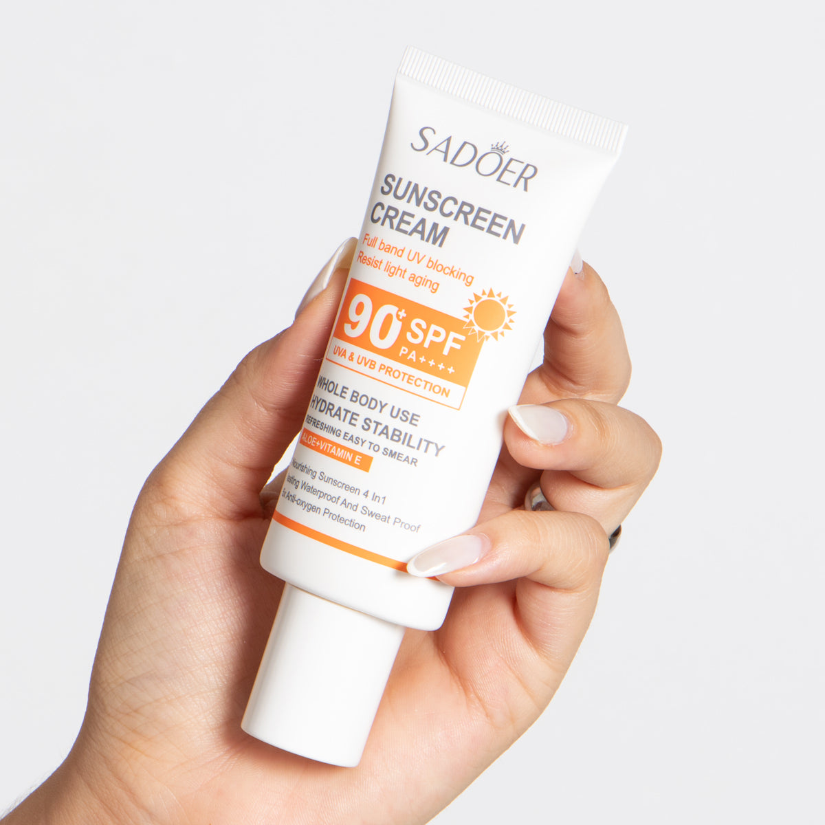 Protector solar con aloe vera y vitamina E SADOER