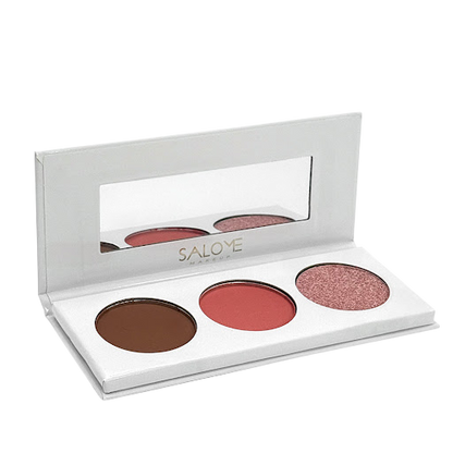 Paleta rubor contorno e iluminador X3 SALOME