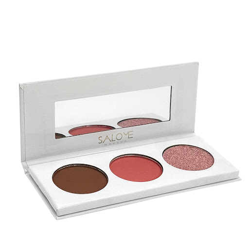 Paleta rubor contorno e iluminador X3 SALOME
